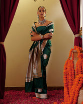 Handwoven Katan Silk Saree